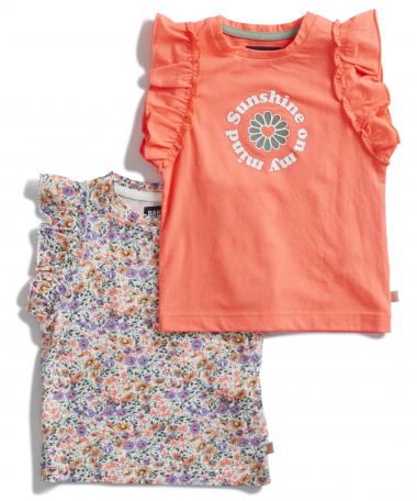 2-pack t-shirts ruche