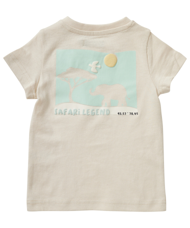 t-shirt met safari print