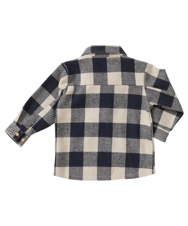 flanel blouse met rits