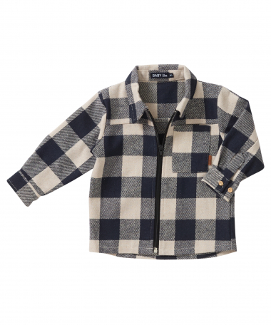 flanel blouse met rits
