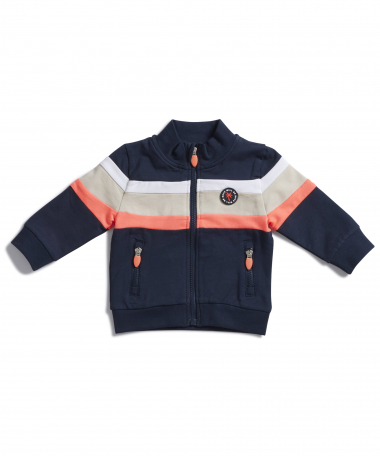 vestje met streepdessin
