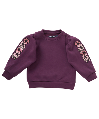 trui met bloemen embroidery