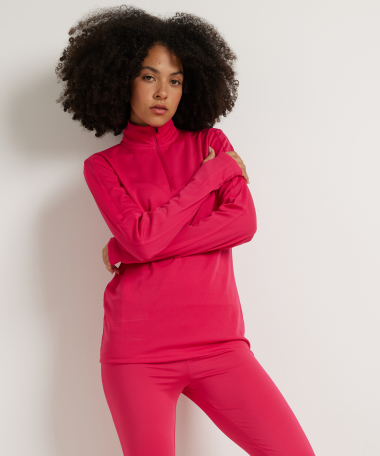 sportshirt met rits