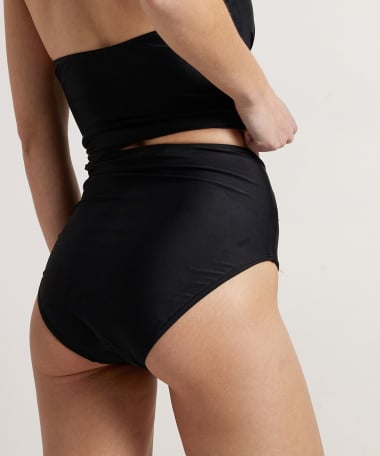 high-waist bikini slip