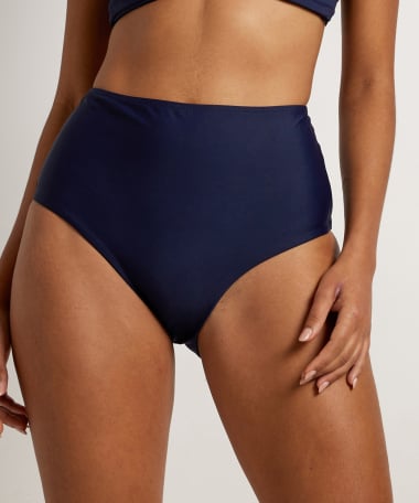 high-waist bikini slip