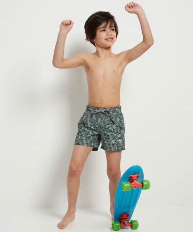 kinder zwemshort bladerprint
