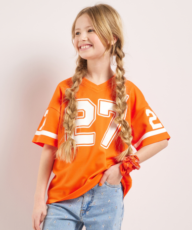 oranje jersey oversized
