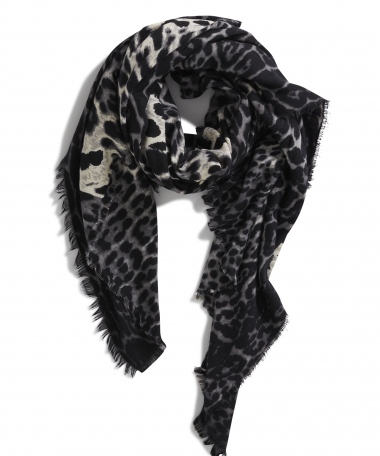 Gebreide sjaal (panter)