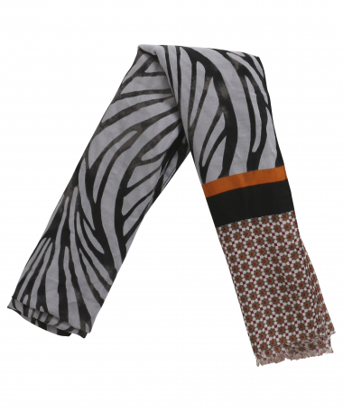 zebraprint sjaal