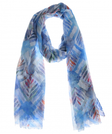 sjaal met abstracte print