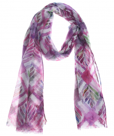 sjaal met abstracte print