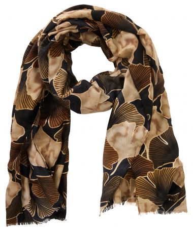 sjaal met bloemenprint