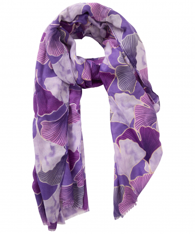 sjaal met bloemenprint