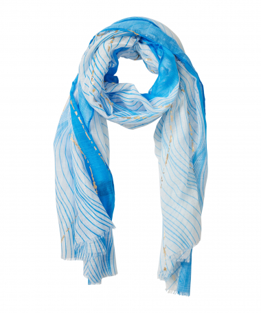 sjaal met gouden details