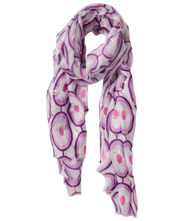 sjaal met retro print