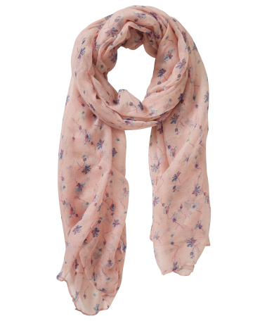 sjaal met bloemenprint