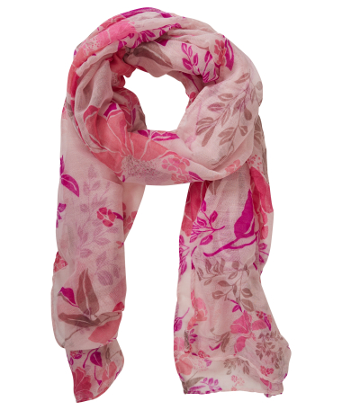 sjaal met bloemenprint