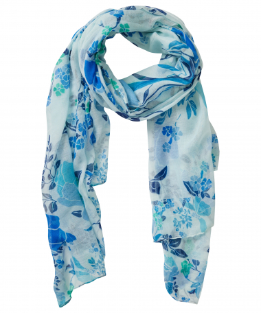 sjaal met bloemenprint