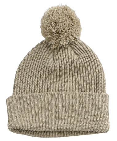 pompom beanie muts