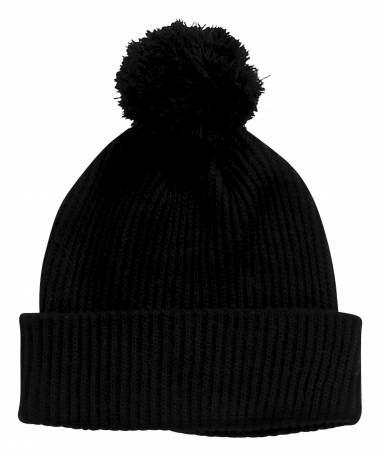 pompom beanie muts