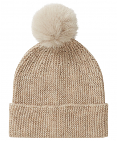 glitter beanie pompom