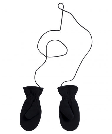 fleece wanten met koord