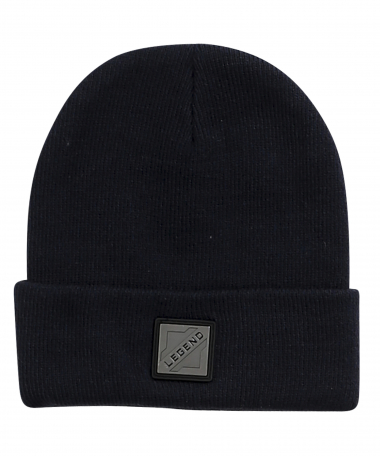 beanie muts met patch