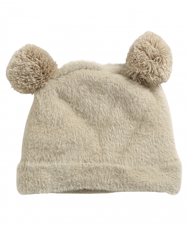 pompom beanie muts bontlook