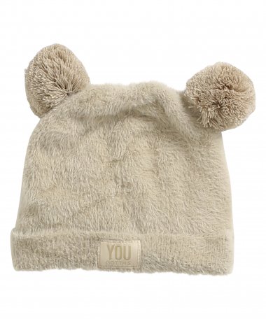 pompom beanie muts bontlook