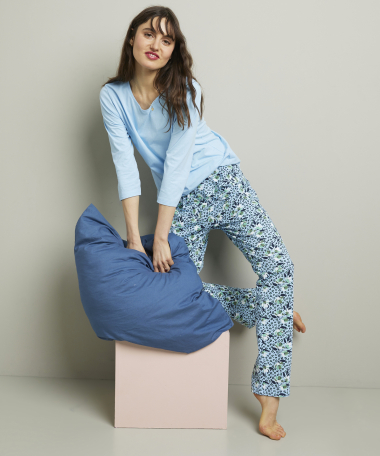 pyjama set print + uni