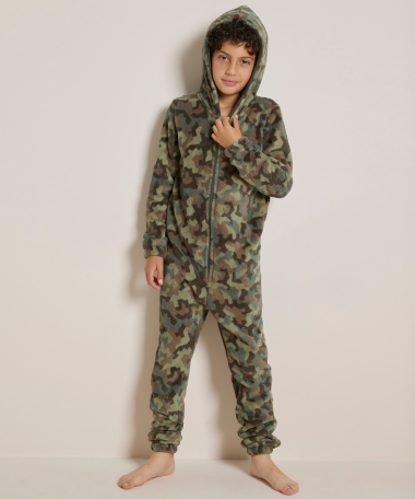 onesie met capuchon