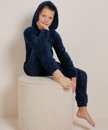 onesie met capuchon