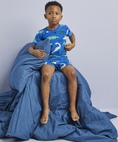 shortama met dino print