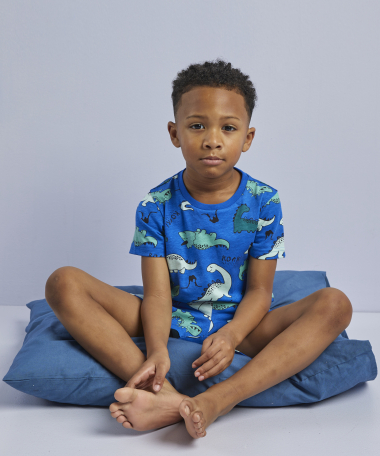 shortama met dino print