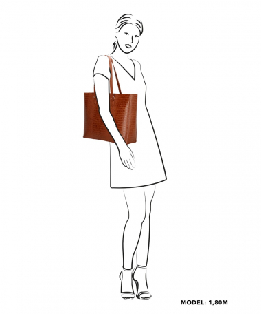 Bruine shopper tas