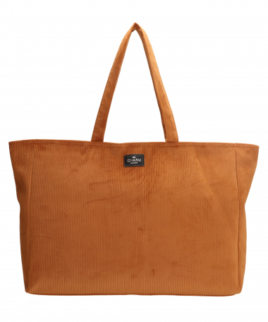 Bruine shopper weekendtas