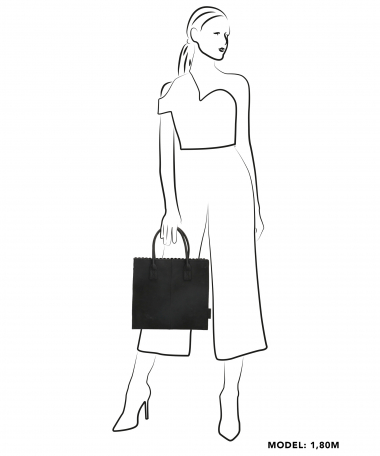 handtas met lederlook