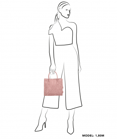 handtas met lederlook