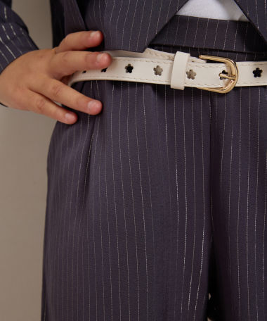riem met bloemen