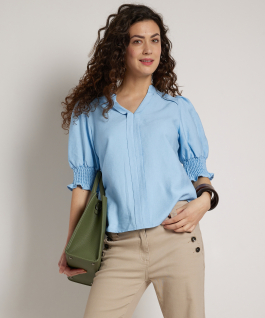 Beluring Lange mouwen dames elegante V-hals bovenstuk herfst