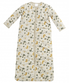 TupTam Baby Slaapzak met Beentjes en Mouwtjes 2.5 Tog, Ruit beige wit, 104-110
