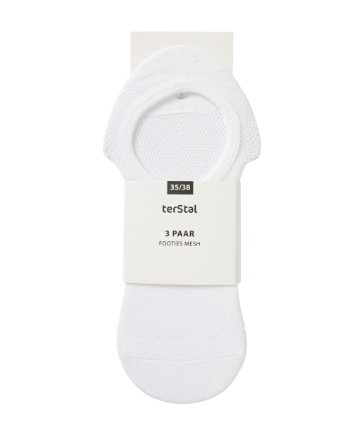 3-pack footies mesh