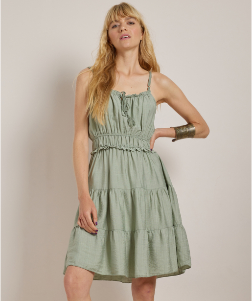 halter jurk kort