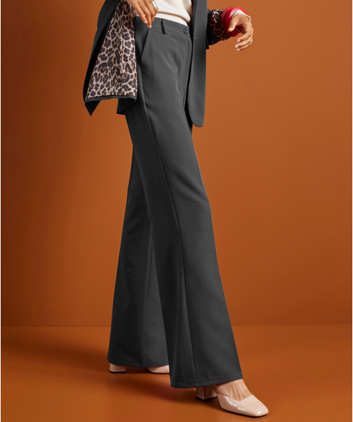 uni flared fit broek