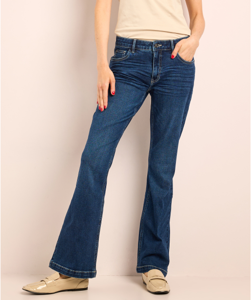 flared fit stretch jeans - noa