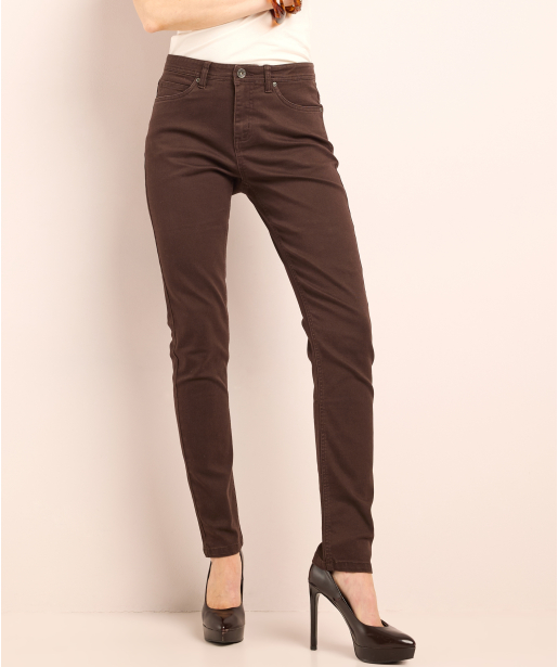 slim fit broek twill