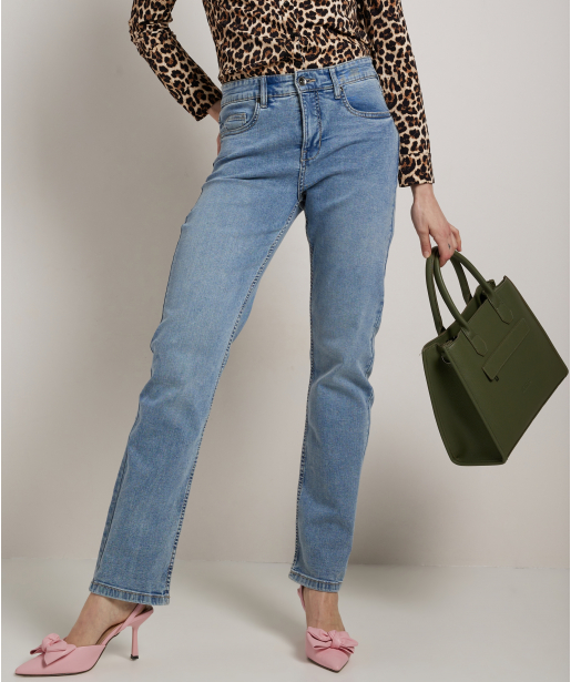 regular fit stretch jeans