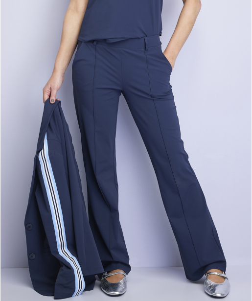 broek met elastische tailleboord