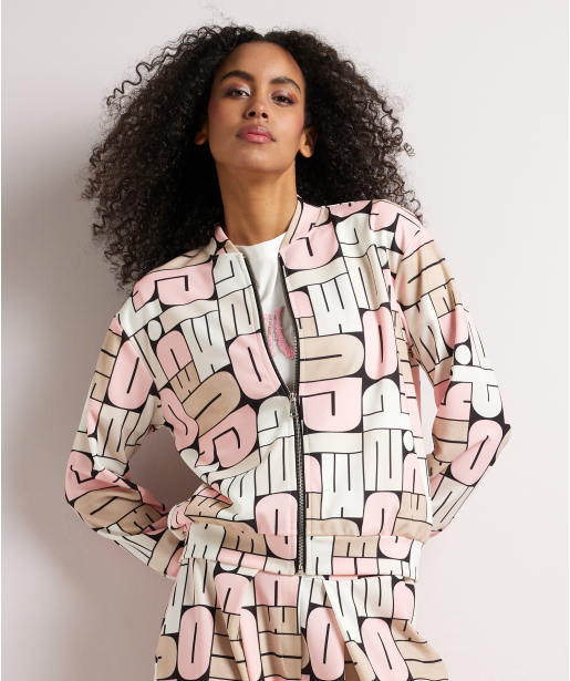 bomber jasje print