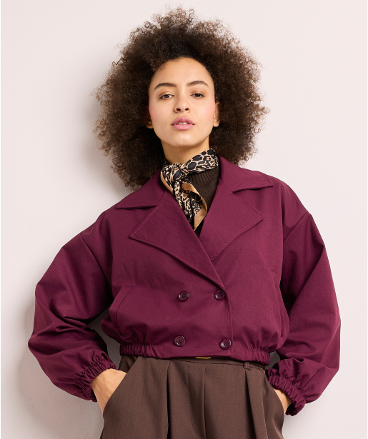 korte blazer met knopen